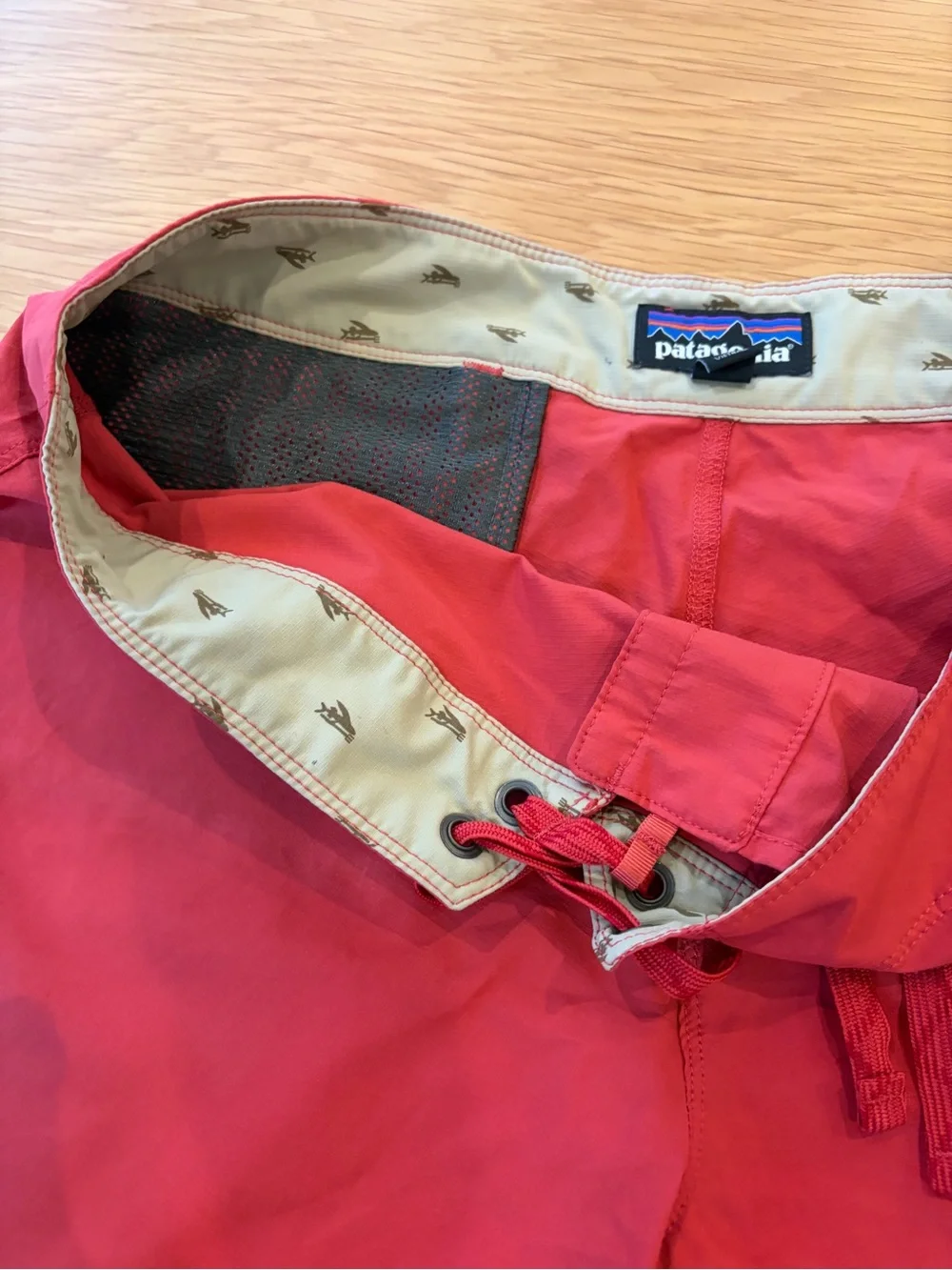 Patagonia Red Men's Swim Board Shorts
